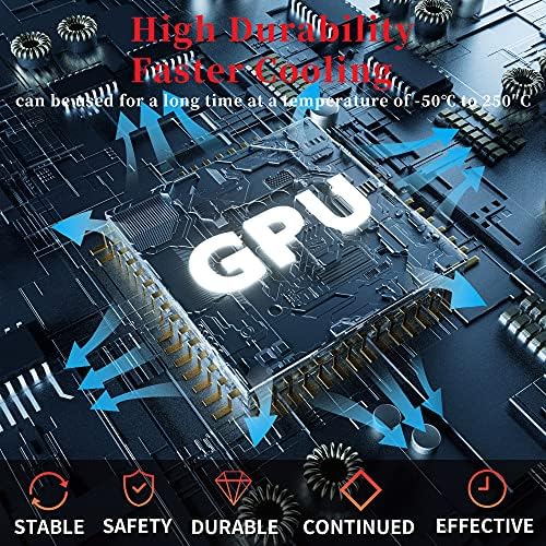 MoneyQiu HY-510-25g Thermal Paste;Heatsink Paste; Thermal Conductivity: >1.93W/m-k Carbon Based High Performance Thermal Compound CPU for All Coolers - 25 Gram 