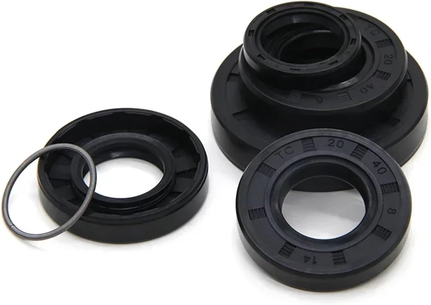 2/5pcs NBR Oil Seal ID 20mm TC-20 * 27/28/30/32/34/35/37/38/40/42/45/47/50 * 5/6/7/8/10/12mm Nitrile Rubber Shaft/Lip Gasket(5pcs,20x50x10mm)