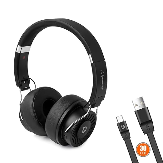 Dipinsure Robust 500 Wireless Bluetooth On Ear Earphone with Mic (Black) at Rs. 799