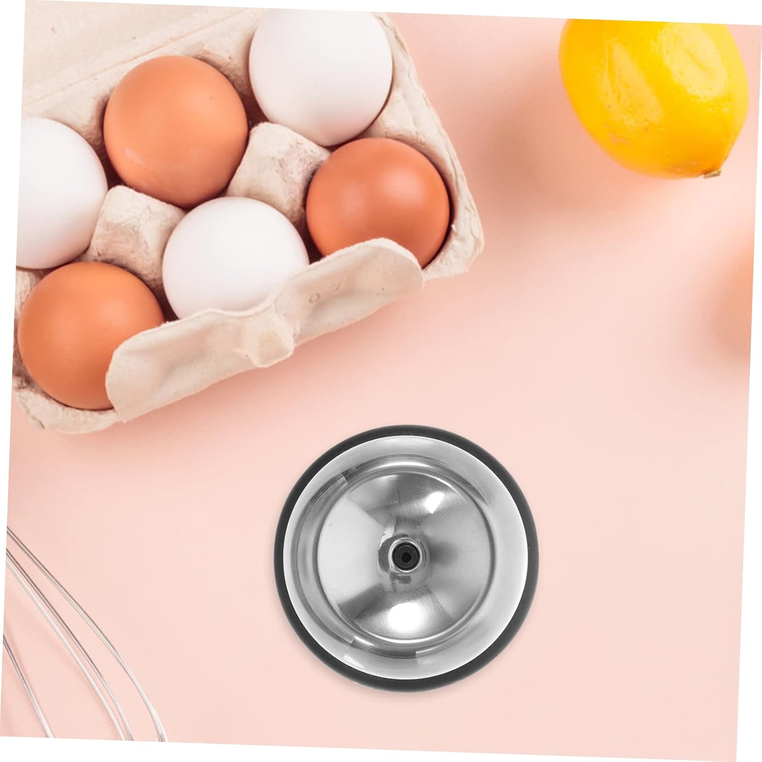 PRETYZOOM 5pcs Egg Piercer Egg Separator Tool Stainless Steel Yolk Remover Easy to Use for Kitchen Cooking