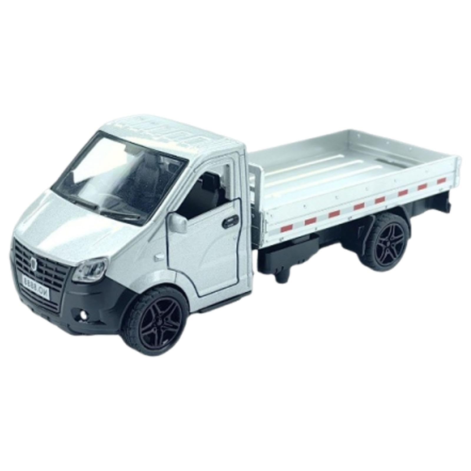 Fenteer 1/36 Scale Alloy Truck Model, Lightweight, Portable Professional Premium Simulation Durability Boys Girls Toy Truck Model