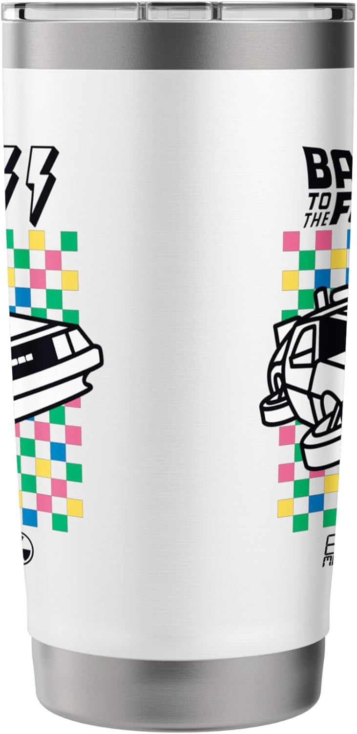 Back To The Future Your Future Hasn’t Been Written Yet Retro Stainless Steel Insulated Tumbler image 2