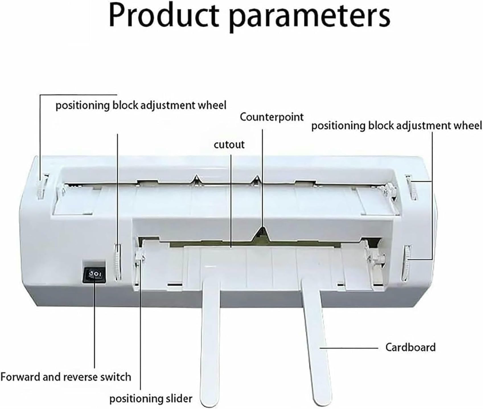 Automatischer Visitenkartenschneider, Elektrischer Papierschneider, 5 Kartengrößen, schneidet 120-300g Papier, für Büro oder Zuhause