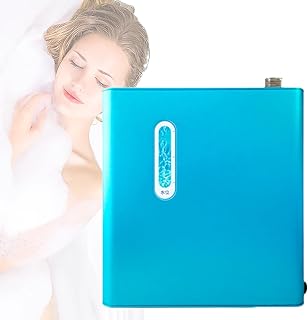 Hydrogen Water Bath Machine, Nano Bubble Hydrogen Water Generator, High-Concentration Hydrogen Water Bubble Machine, for Shower, Bath, Kitchen, Home, spa, etc. Blue