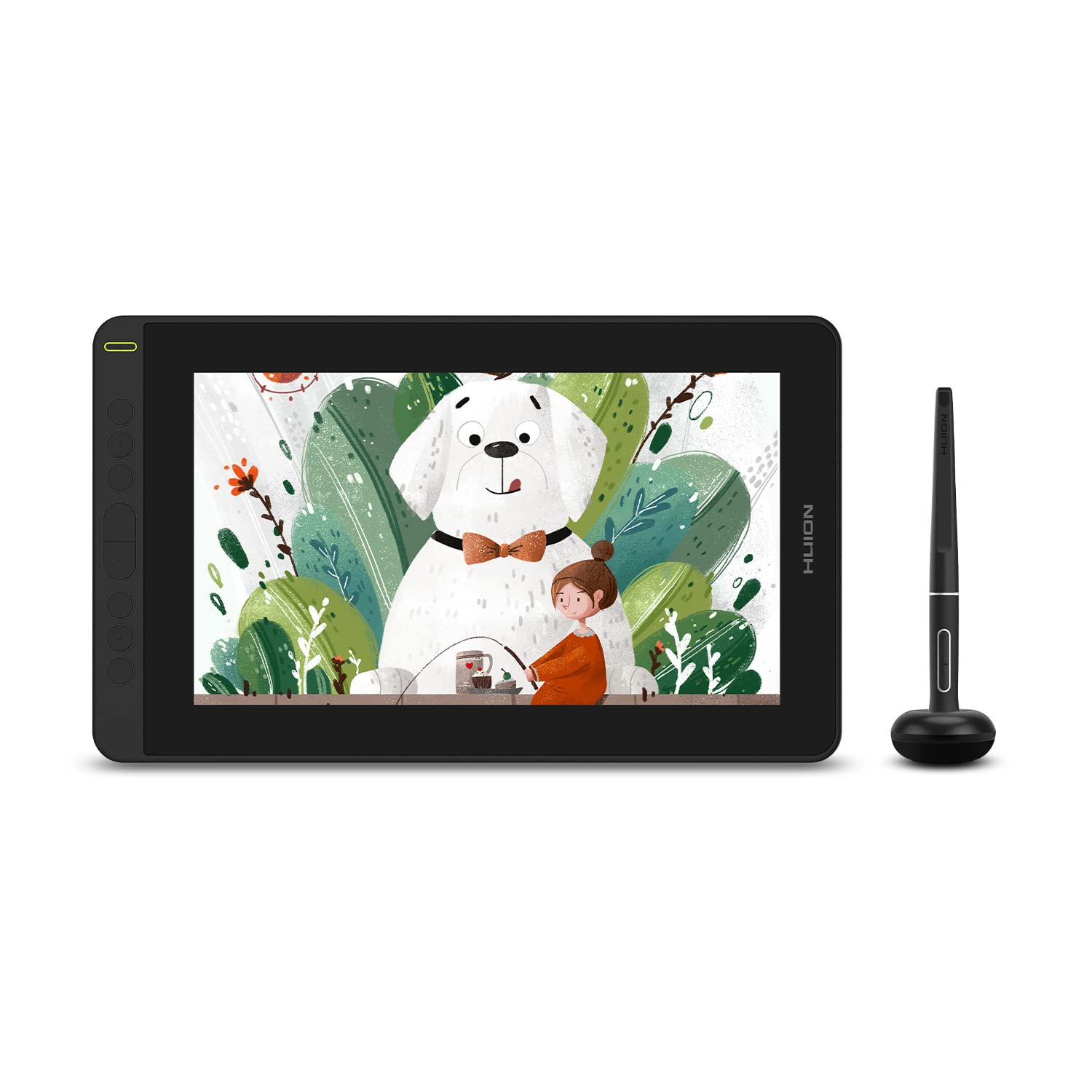 HUION HUGS1161 - Tavoletta grafica 11,6" Canvas 12 8192, Kad. 8 tasti, 5080LPi, LCD, colore: Nero