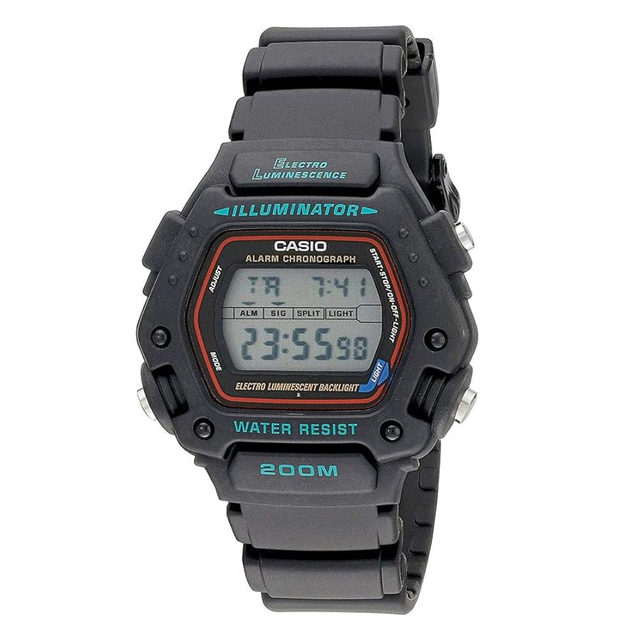 Amazon.co.jp: Casio Mens Multi Function Digital Black Resin