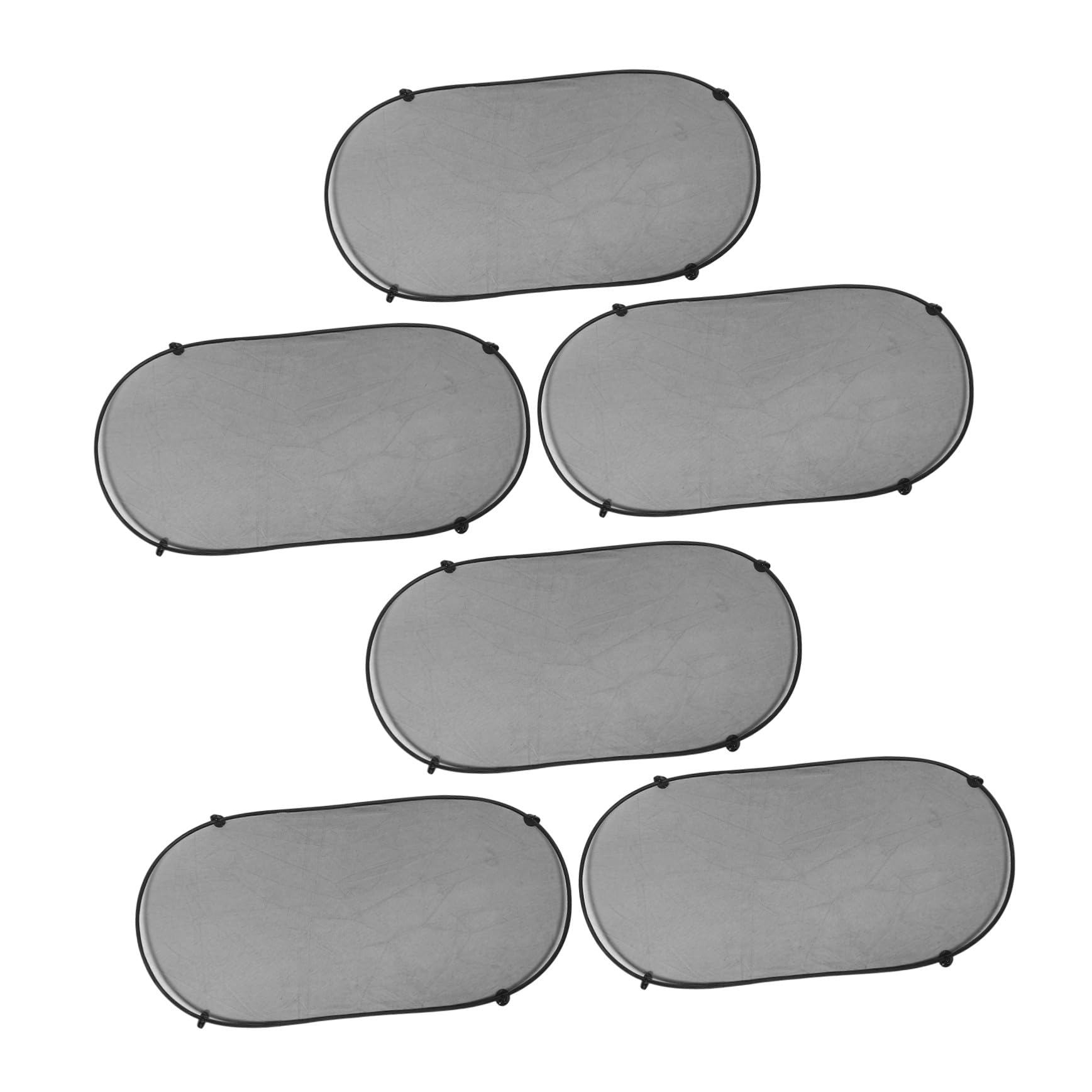 6 Pezzi Parasole Rete per Finestrino Auto con Ventose Tendine Parasole Posteriori per Privacy e Isolamento Termico Protezione Solare per Parabrezza Retro di Auto e Camion