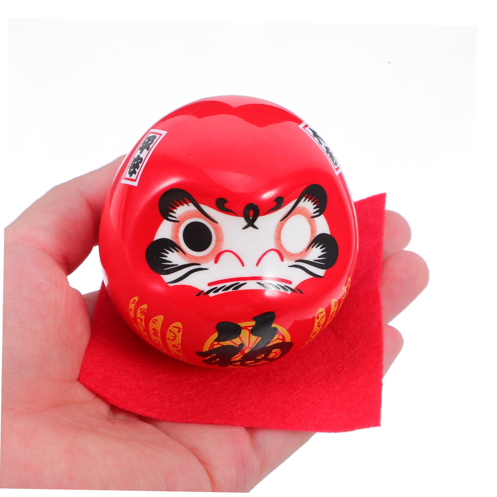 Daruma – Japanse Pop – Geel – 75 cm ⋆ The Oriental Shop