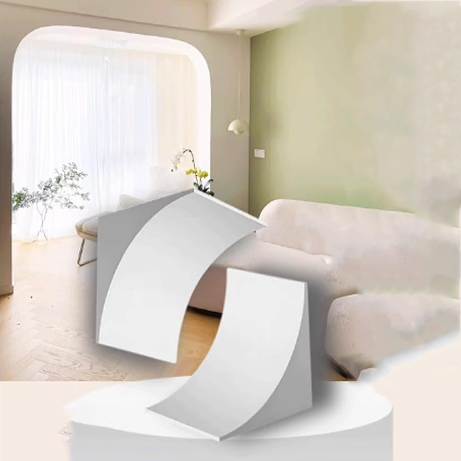Kit de arco para puerta de espuma moldura curva de 20cm
