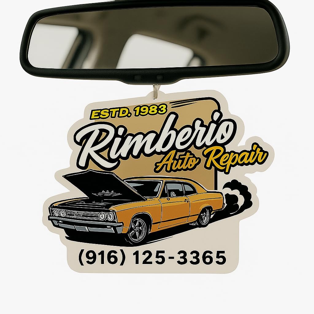 50PCS Bulk Custom Air Fresheners with Picture - Custom Air Fresheners with Logo, Promotional Item with Logo For Auto Repair Services or Businesses, Double-sided Print