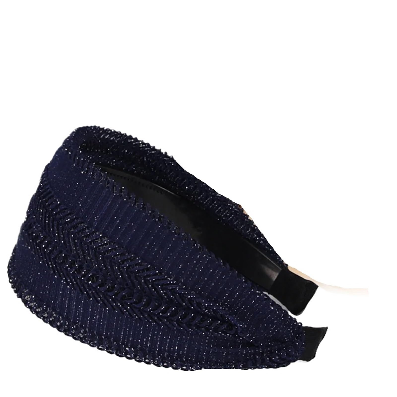 2 Stück breite Stirnbänder for Frauen und Mädchen, elegante Haarbänder, weibliche, Hoop-Kopfbedeckung, Haarschmuck Für Damen(Blue)