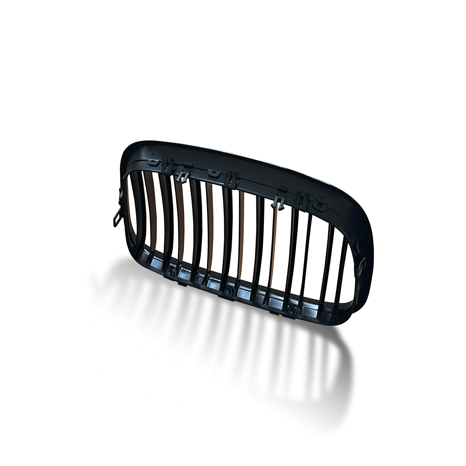 E70 Schwarze Nieren Kühlergrill für BMW X5 E70 X6 E71 Nieren Doppelsteg Sport Kühlergrill Glanz Schwarz E71 Vorne 2007-2013 (For X5 E70 2007-2013)