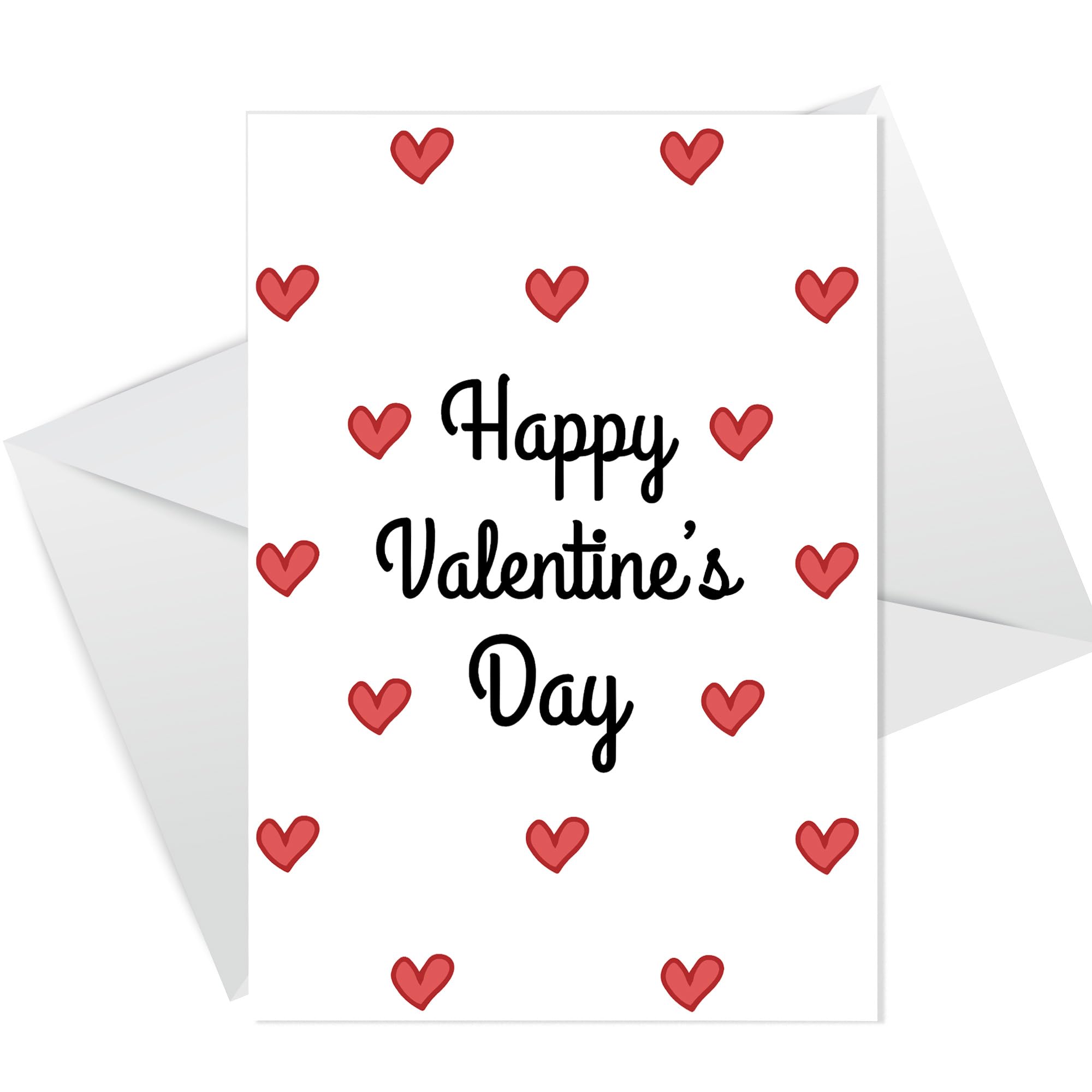 RED OCEAN Romantic Valentines Day Card For Girlfriend Boyfriend Husband Wife Valentines Greetings Card With Envelope Cards For Him Her
