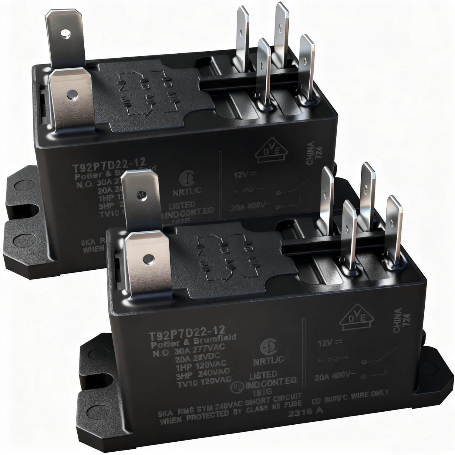 Amazon.com: Power Relay T92P7D22-12,12VDC, 30A General Purpose