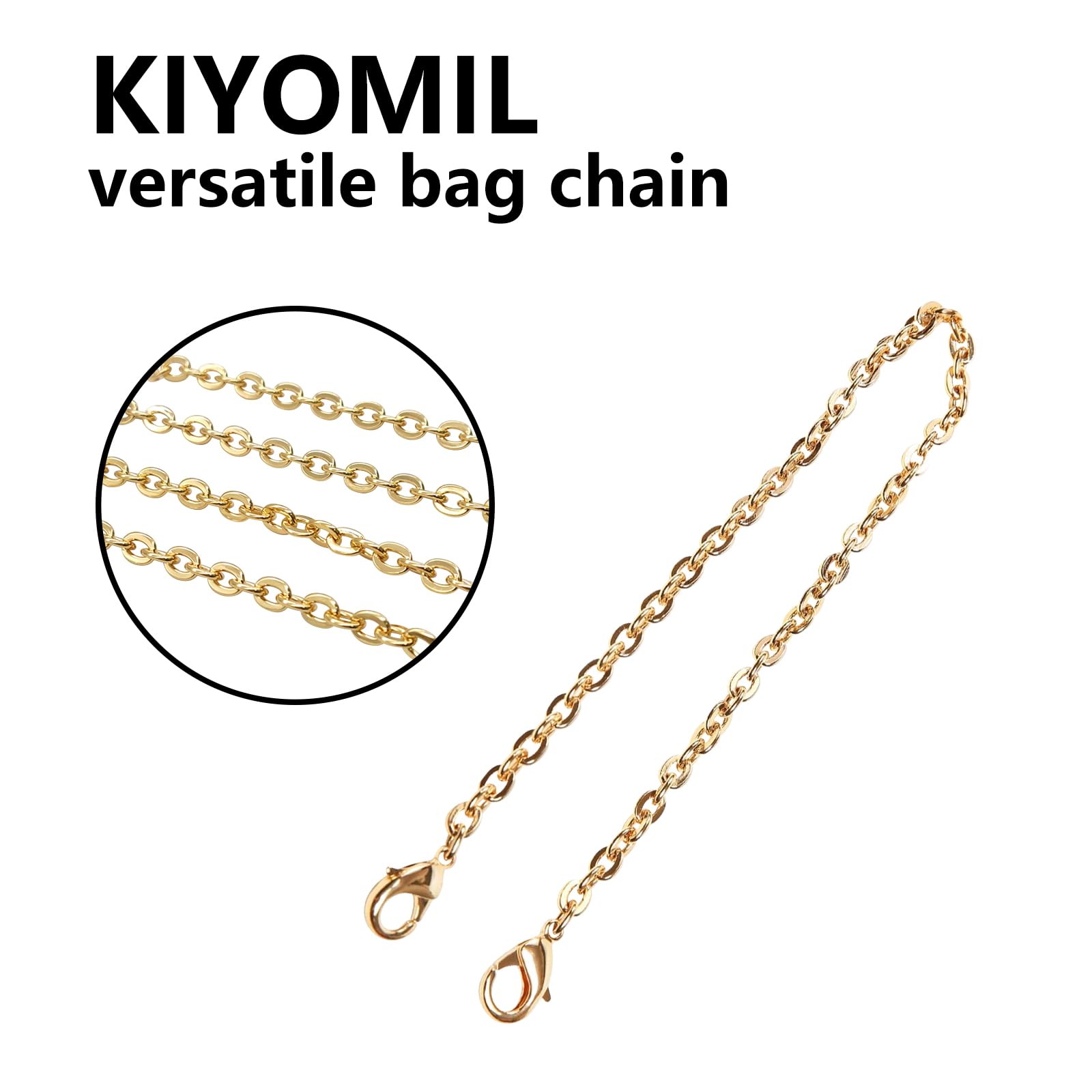 Bag Chain Strap for Handbag Replacement,Gold Purse Chain Accessories Shoulder Straps Crossbody