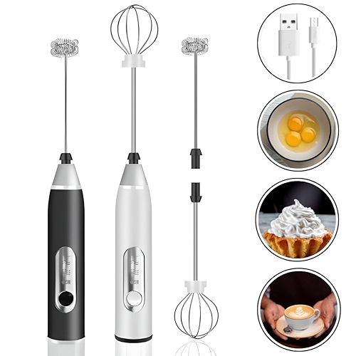 Mini Mixer PortĂĄtil USB RecarregĂĄvel â Espumador de Leite e CafĂ©, Batedor de Ovos, Whey e ... Mini Mixer PortĂĄtil USB RecarregĂĄvel â Espumador de Leite e CafĂ©, Batedor de Ovos, Whey e ...