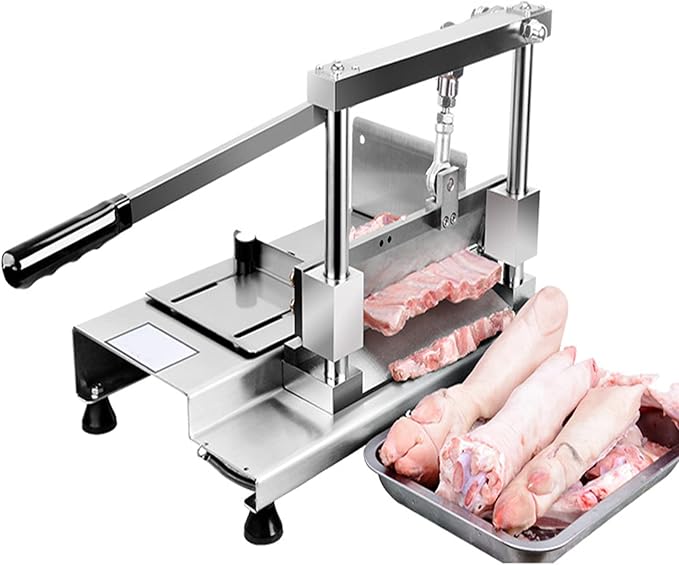 Manual Frozen Meat Slicer,Stainless Steel Meat Cutter Beef Mutton Roll