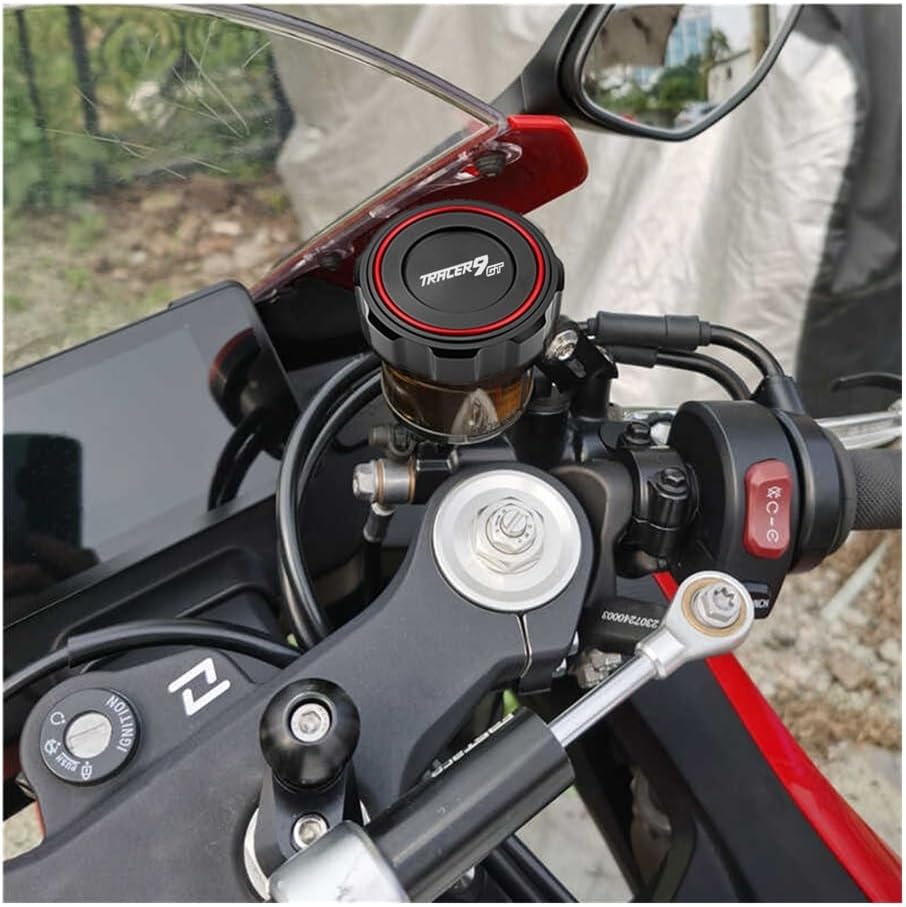 Guard Brake Fluid Reservoir for Tracer 9GT 9 GT 900 GT Motorcycle CNC Front Rear Brake Fluid Reservoir Tank Cover Engine Oil Filler Cap