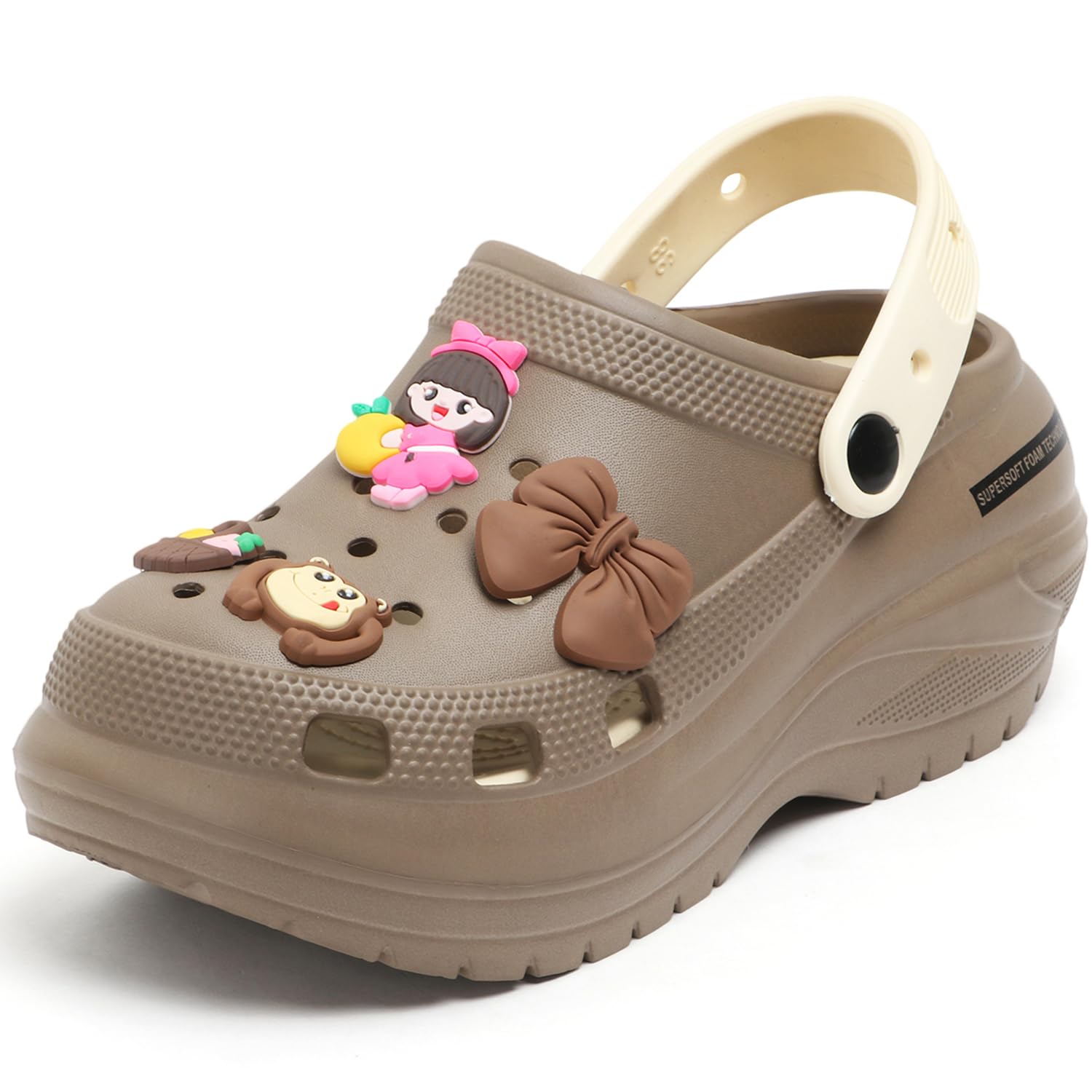 doctor health super soft Women's Cartoon Charm Clogs | Lightweight EVA Slip-On Sandals | Breathable Anti-Slip Casual Garden Shoes for Boys Girls Indoor Outdoor Everyday Wear-picture-36