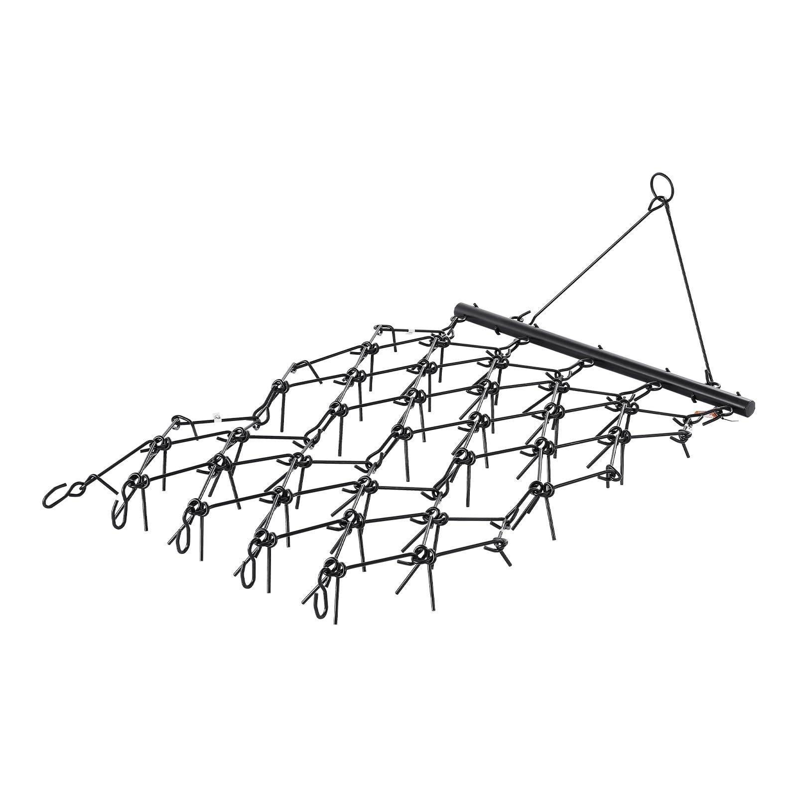 VEVOR Schleppegge, 1707x1219mm, Wiesenegge mit 80 scharfen Zähnen, geeignet für ATV- & UTV-Traktor, für Bodenvorbereitung, Aussaat, Glättung von Landschaften & Instandhaltung von Hofkiesauffahrten
