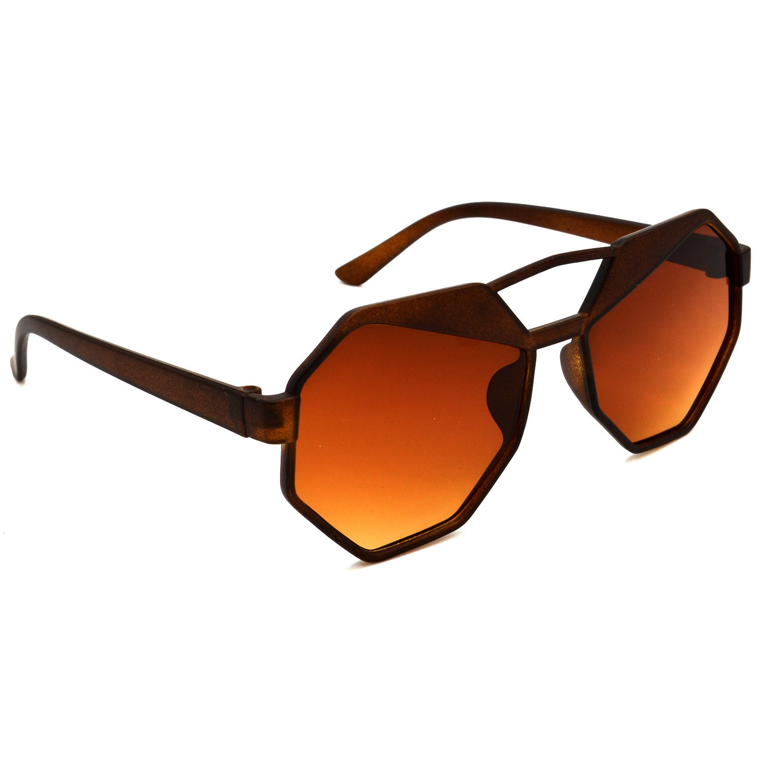 HRINKAR Gradient & UV Protection Classy Brown Round Sunglasses For Men & Women – HRSS307-BWN HRINKAR Gradient & UV Protection Classy Brown Round Sunglasses For Men & Women – HRSS307-BWN