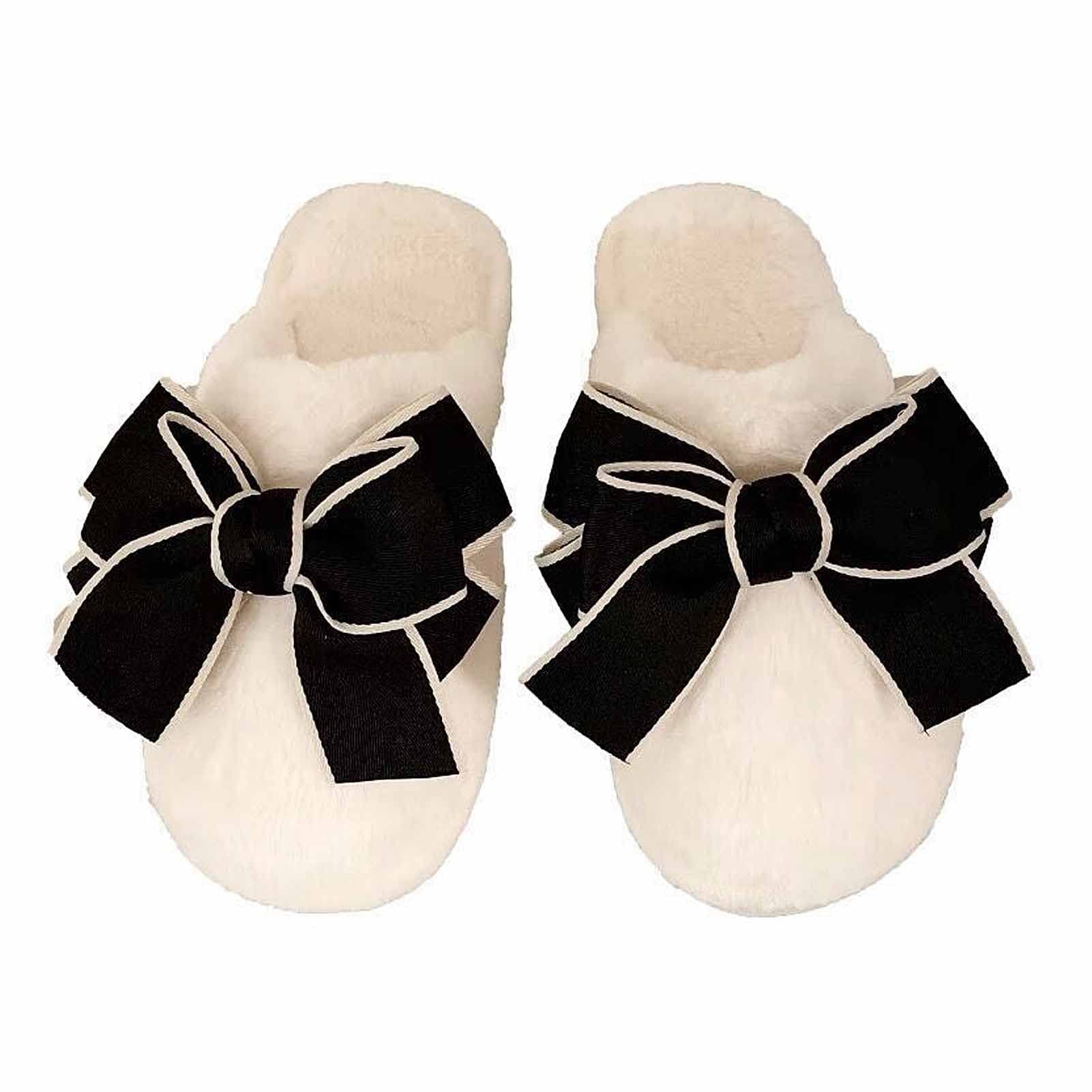 Pantoufles mémoire de forme femme chaussons chauds et souples