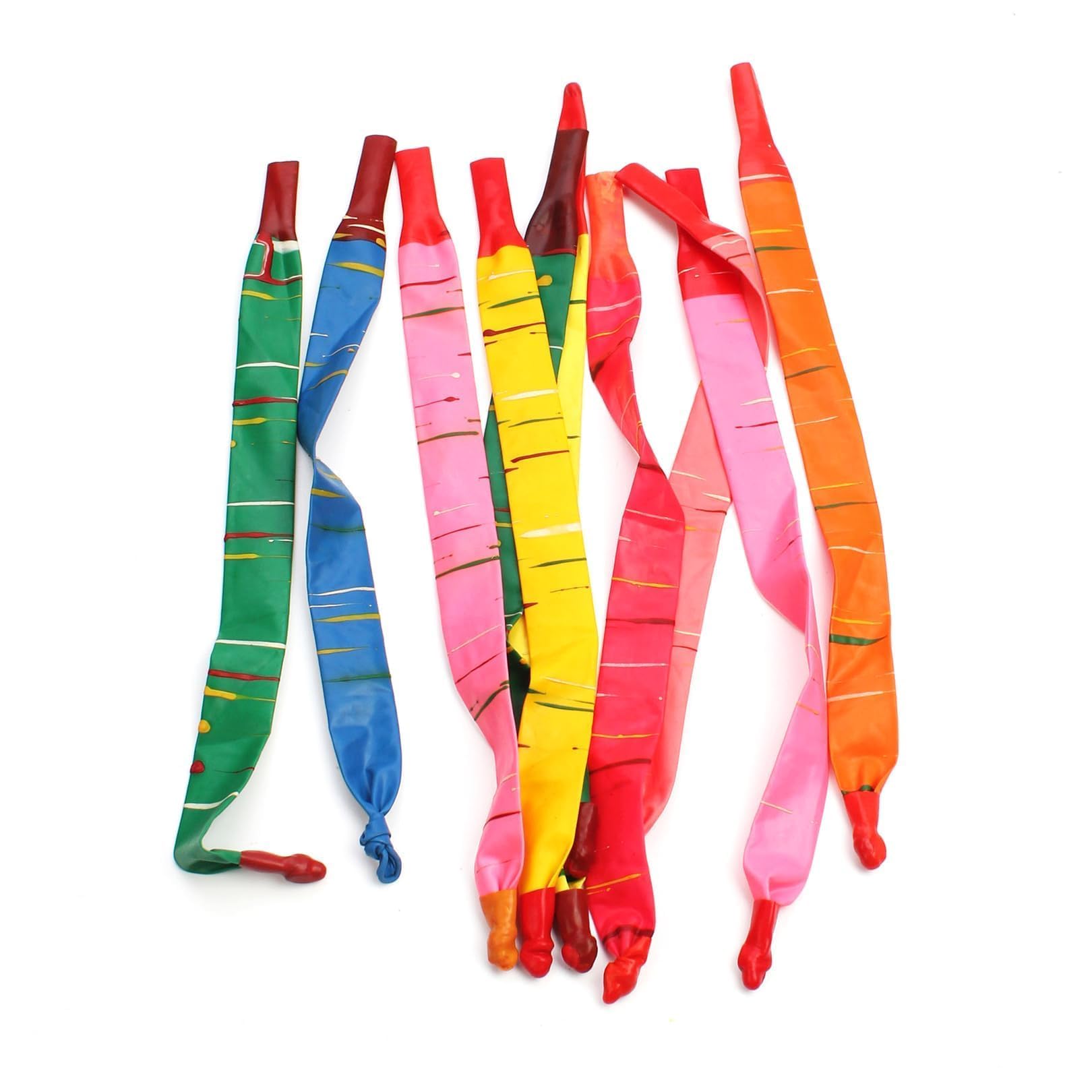 50 Pcs Rocket Balloons, Multiple Colors Rocket Balloons for Kids, Long Rockets Balloon with Tubes, Durable Latex Party Bag Fillers, Suitable for Festivals, Wedding, Birthday Parties Decoration