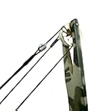 Tear Drop Compound Bowstring - B55 Dacron 16 Strands - Replacement Teardrop Bowstrings for Older Style Compound Bows with Steel Cables