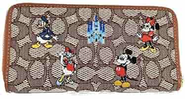 Disney×COACH 長財布 COACH DISNEY X ディズニー コーチ コラボ レディース 財布 長