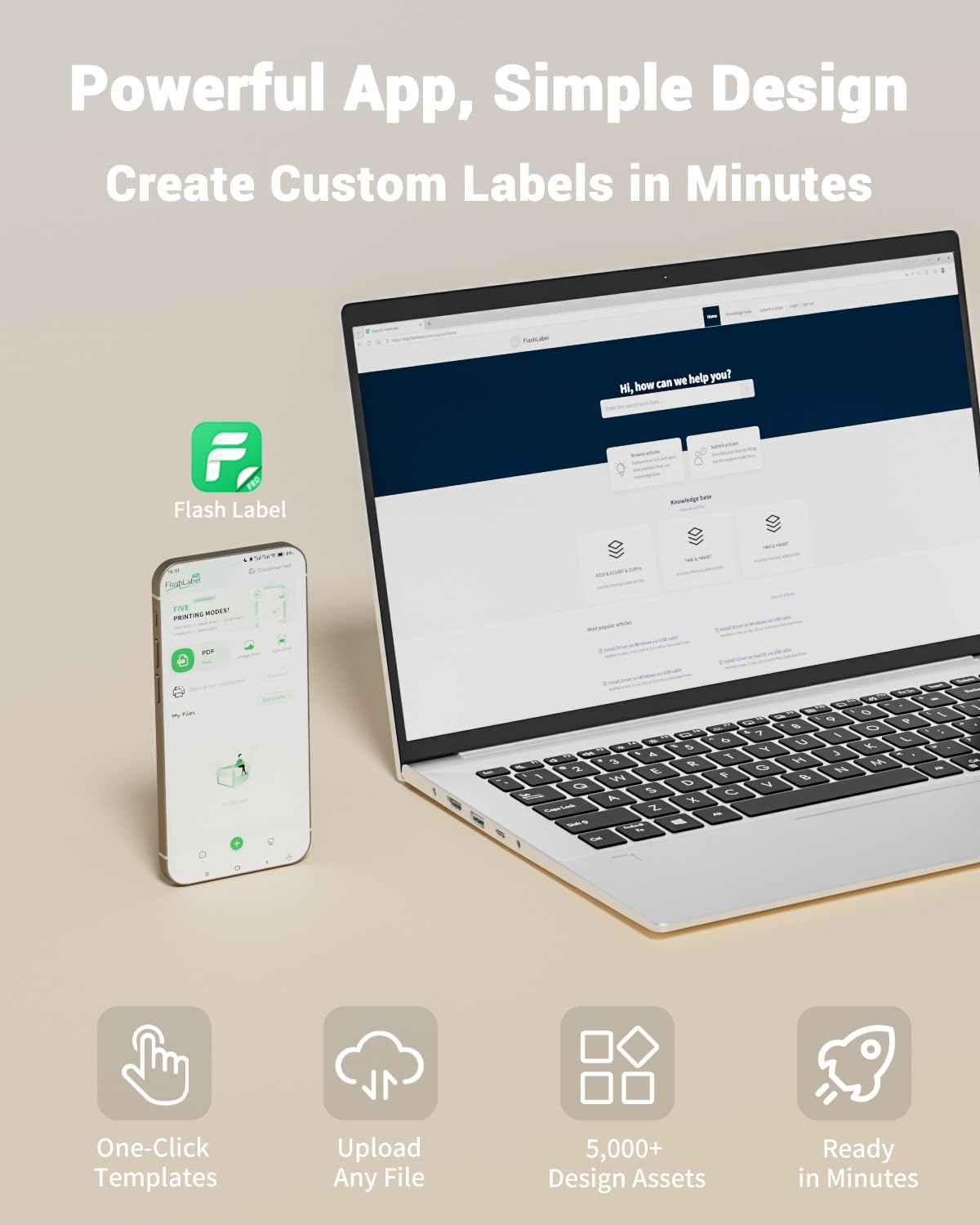 Labeer Stampante termica per etichette Bluetooth, stampante per etichette di spedizione 4x6 per spedizioni, ufficio o casa per piccole imprese, compatibile con telefono, pad e PC, supporta ups/Shopify