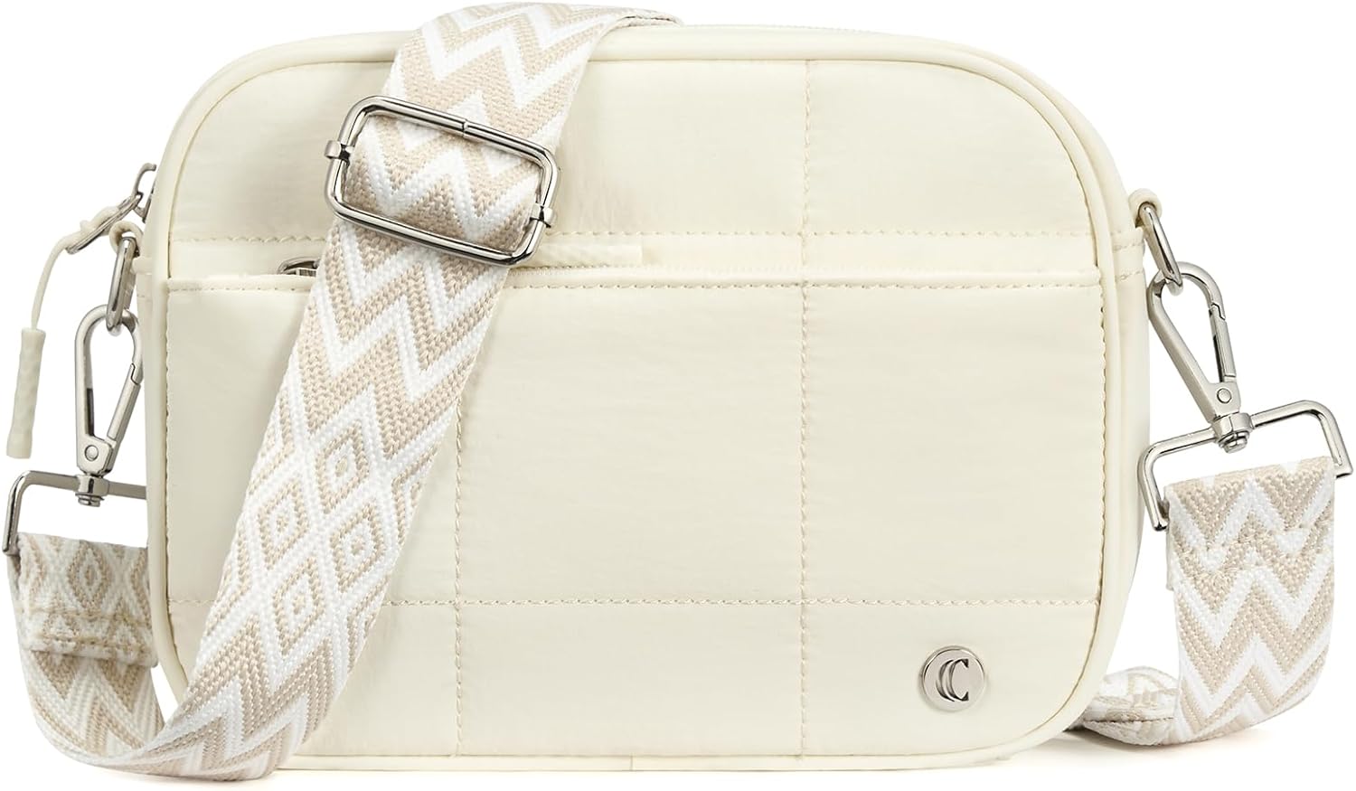 CLUCI Quilted Crossbody Bags for Women Lightweight Puffer Shoulder Bag Travel Purses with Wide Strap - Image 9