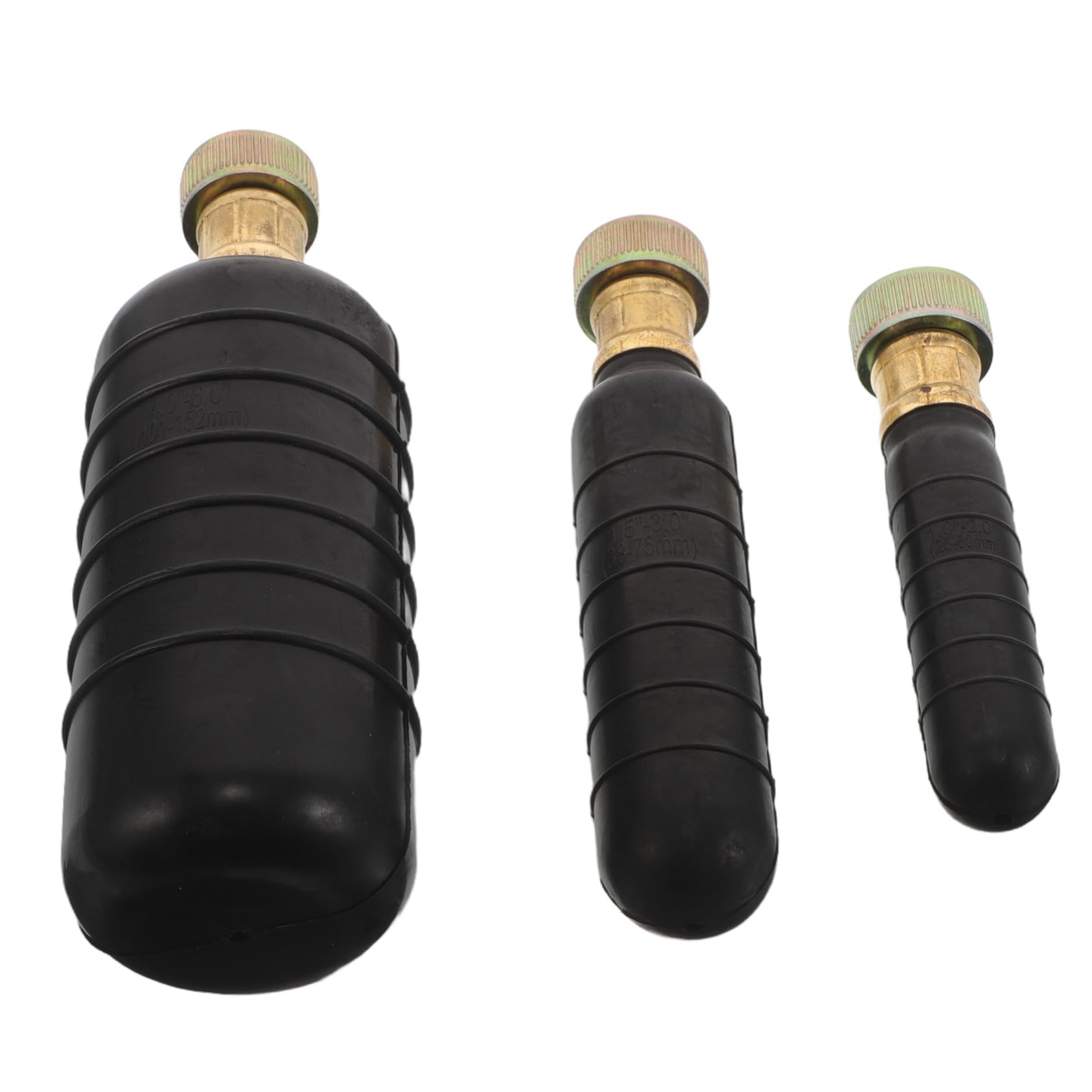 Kit de Vejiga de Drenaje de Goma 3 Piezas para Desatascador de Desagües de Ducha y Fregadero Potente Limpieza y Fácil Operación DIY