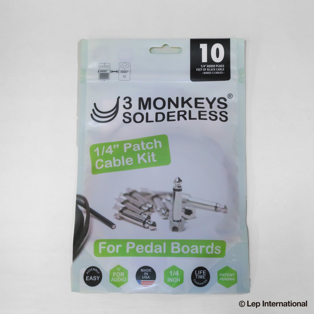 Amazon.co.jp: 3 Monkeys Solderless ソルダーレス パッチケーブル