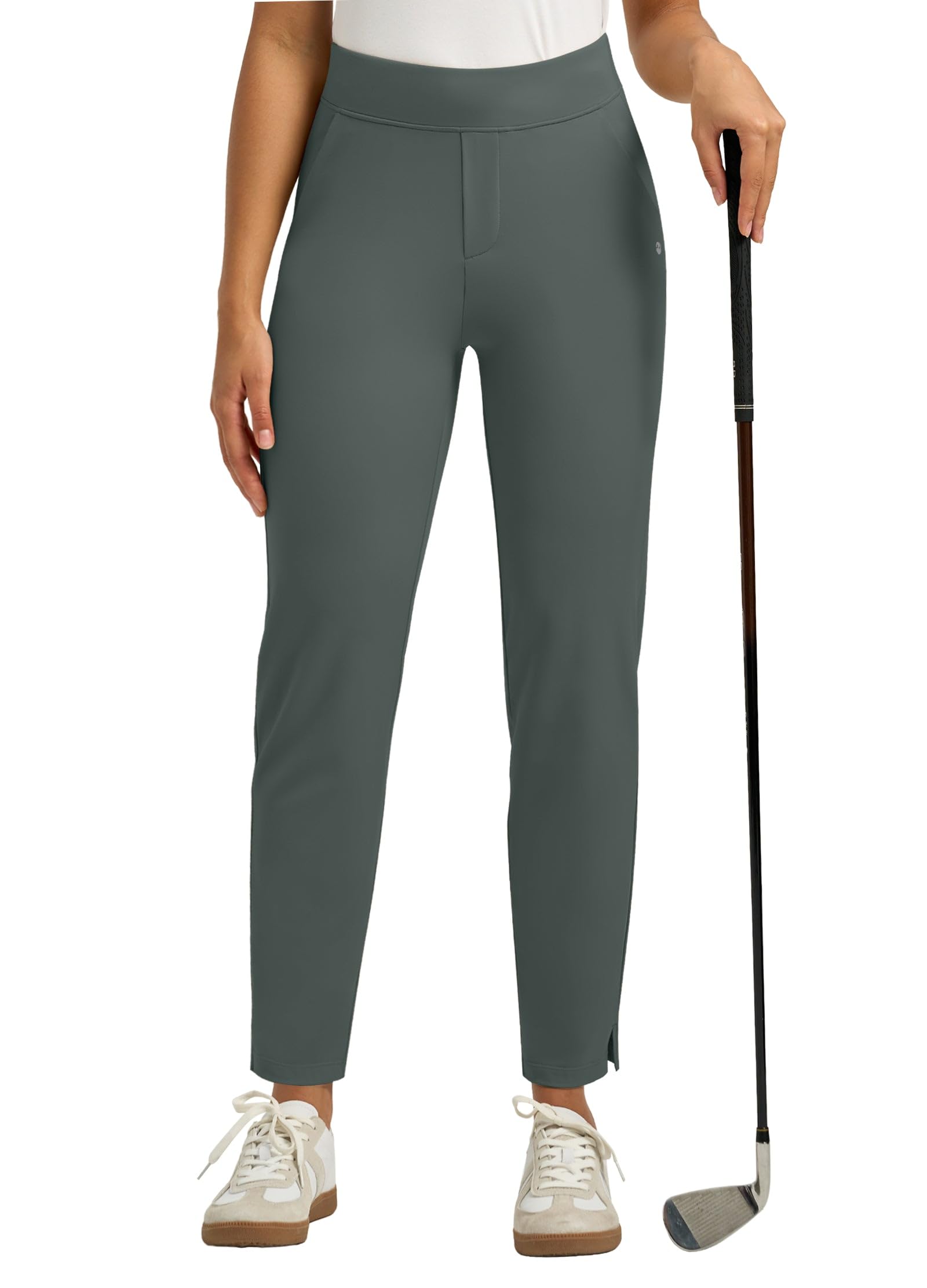 Willit Women's Golf Pants Ankle Travel Stretch Petite Pants for Casual Dress Work with 2 Pockets