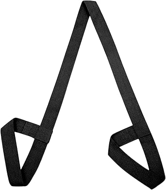 Yoga Mat Strap, Adjustable Thick Straps Sling, Yoga Mat Carrier Straps for Carrying Large Mats, Black