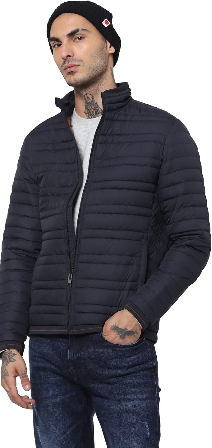 JACK & JONESMens Quilted Jacket/Coat 'Luke'