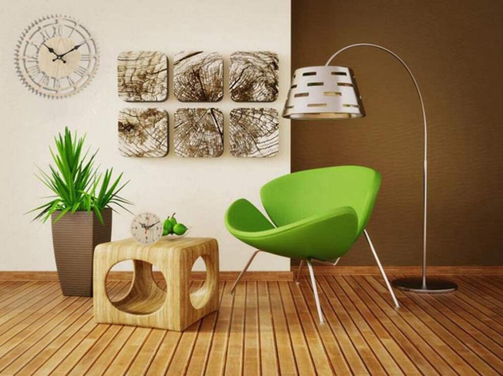 Wooden Outdoor Wall Clock,Outdoor Garden Wall Clock Retro Wall Clock Outdoor Indoor Garden Wall Clock for Garden/Patio/Yard