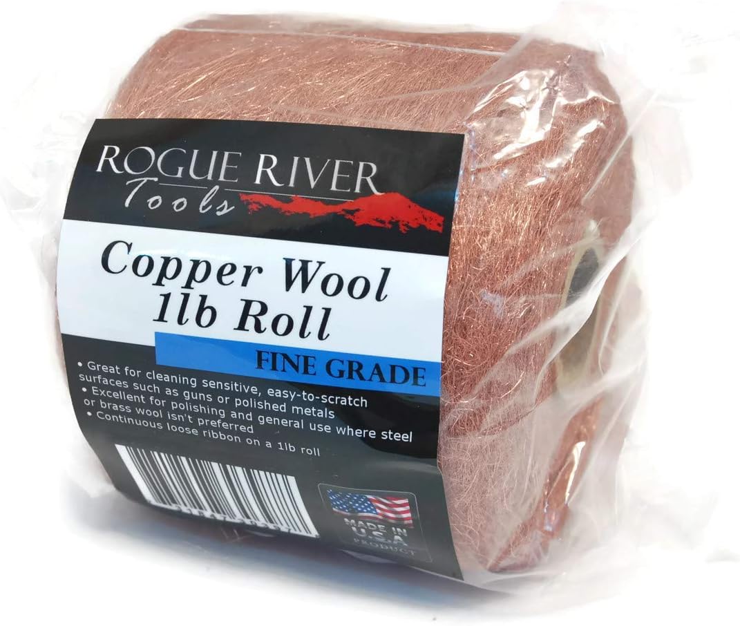 Copper Wool 1lb Roll (Fine) - Rogue River Tools