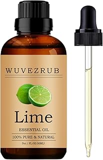 Lime Essential Oils Organic, 30ML Pure and Natural Lime Essential Oil for Aromatherapy Diffuser - Lime /1 Fl Oz