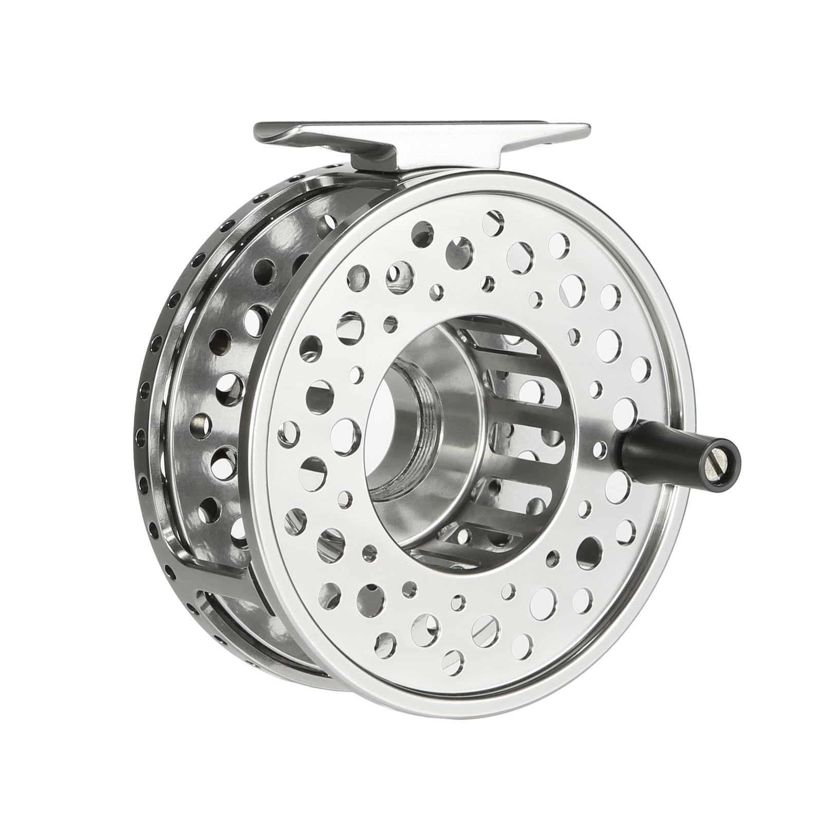 click stop fly reel 5/6wt Classic Design Lightweight 86mm Diameter Clicker Fishing Reel CNC Machined Aluminum for Freshwater Fishing Sporting Goods A Good Vintage 1960s The new Click reel Color:Lifelike Shad Lures and jigs