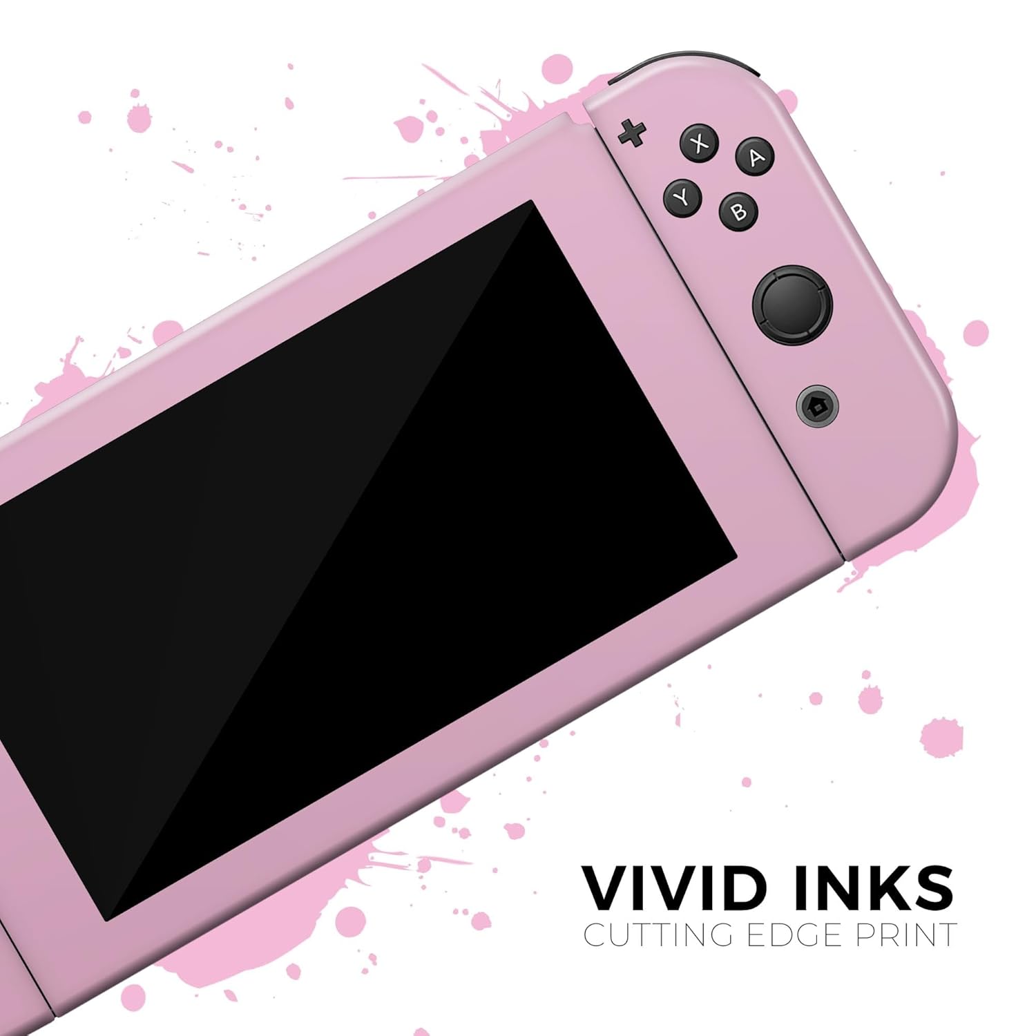 DesignSkinz - Compatible with Nintendo Switch LITE - Skin Decal Protective Scratch Resistant Vinyl Wrap Gaming Cover- Pink Pastel Color