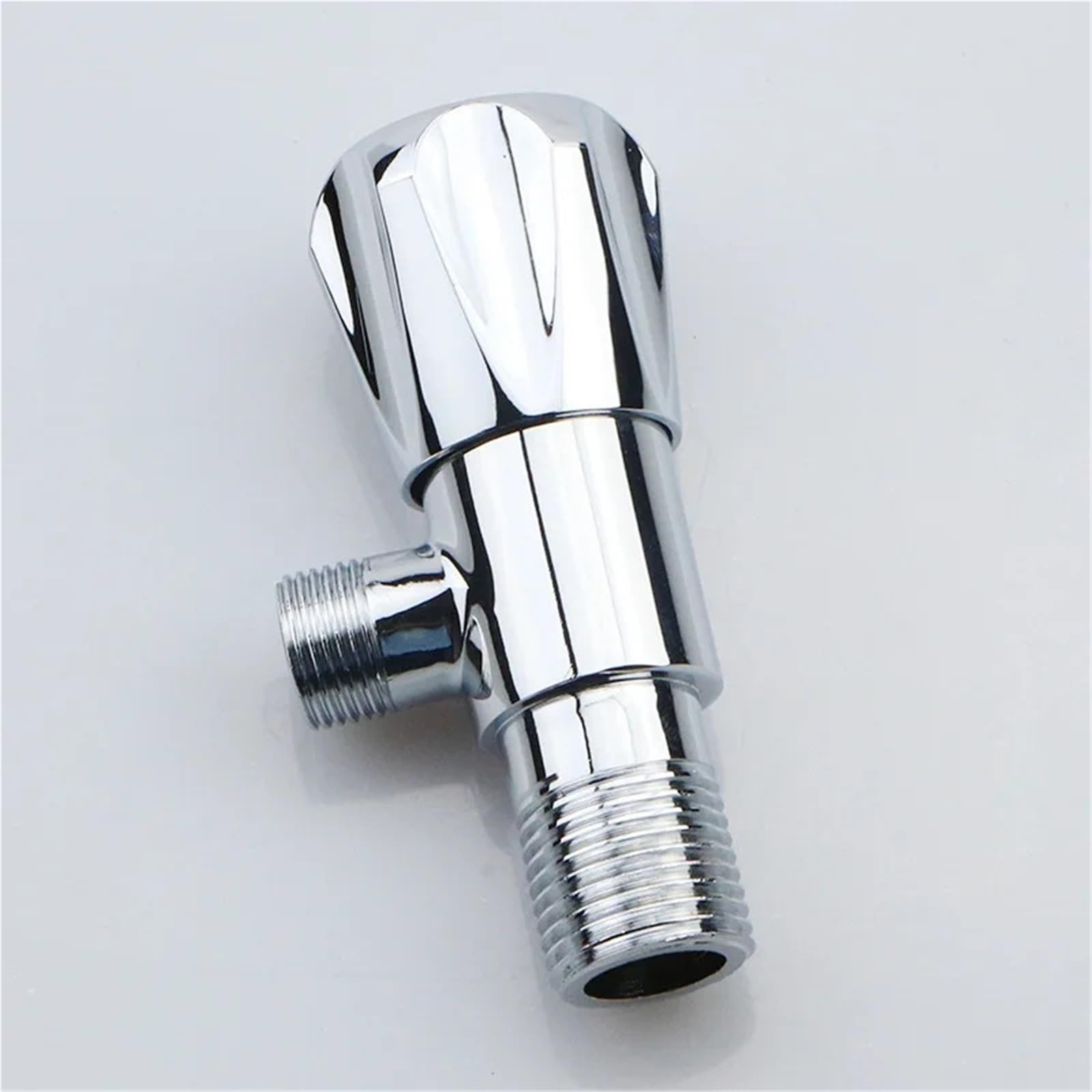 2 PCS 1/2'Male Rubinetto Valvola ad angolo Bagno di arresto Valvole riempimento cromate for cucina WC per Cucina Bagno