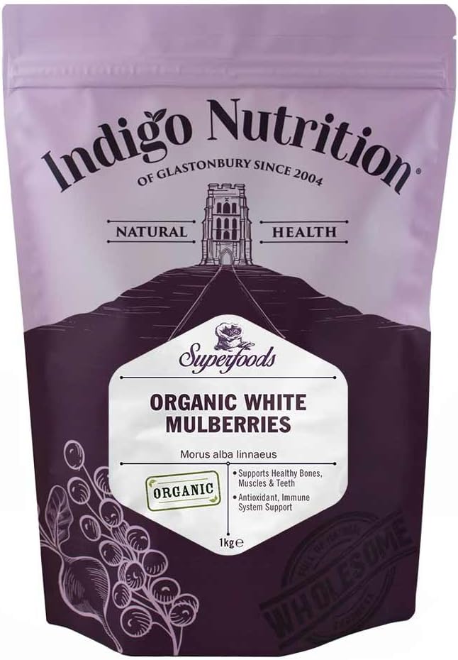 Indigo Herbs Organic White Mulberries 1kg