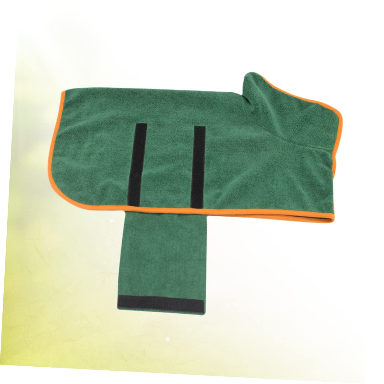 Kisangel 2 Pièces Peignoir pour Animaux De Compagnie Serviettes De Bain Chat Serviette à Capuche pour Chien Serviette De Séchage pour Chien Serviette De Bain en Microfibre pour Chien Green