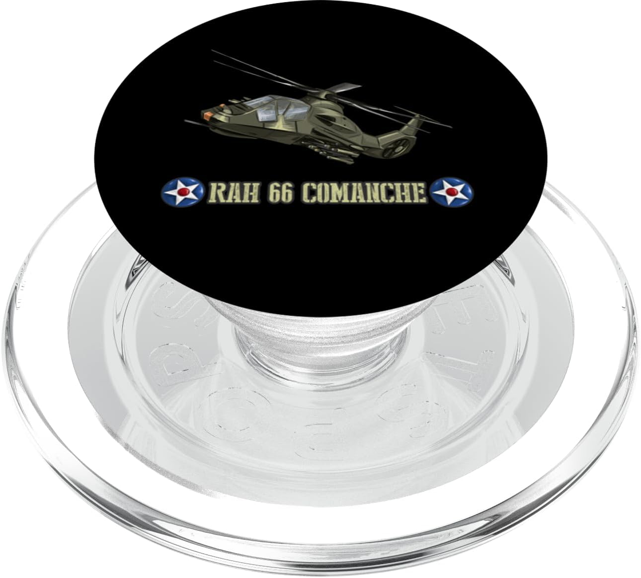 US military aircraft RH-66 Comanche helicopter aviator gift PopSockets MagSafe PopGrip for iPhone