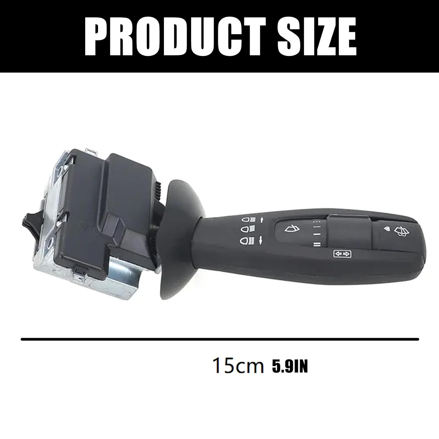 Turn Direction Wiper Control Lever Steering Column Stalk A0095455124 Fitment Listed for Actros 4 Antos Arocs Commercial Truck Repair Column Stalk Truck Wiper Lever Turn Direction Assembly