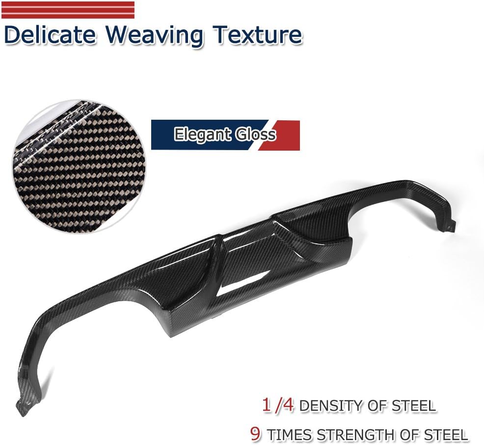 Carbon Fiber Rear Bumper Lip Diffuser fits for BMW F80 M3 F82 M4 F83 M4 2014-2017