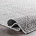 nuLOOM Wynn Braided Indoor/Outdoor Area Rug- 2' x 3', Light Grey/Salt and Pepper, Rectangular, 0.3
