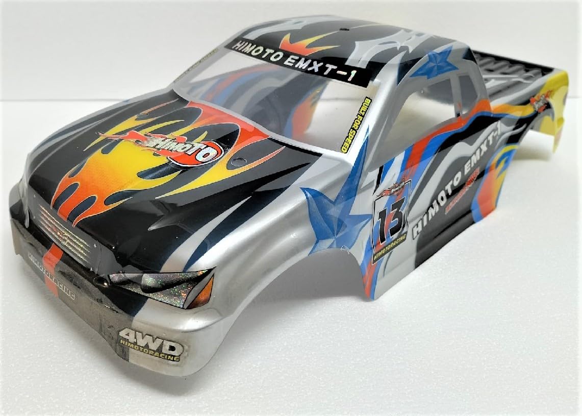 Serie Carrozzerie RC Off-Road Truck Scala 1/10 Himoto – Body Shell per Auto Telecomandate – Modellismo RC (EMXT-1 MULTICOLOR)