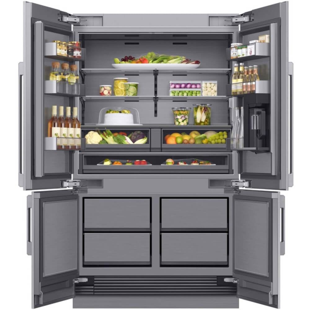 Dacor Drf487500ap 27.7 Cu. Ft. Panel Ready Built-In French Door Smart Refrigerator on Fridge.com - View 3